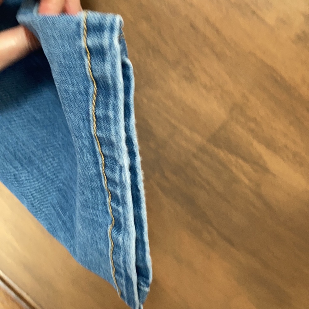 NY & CO slim straight jean with bling LOVE detail size 2 - Picture 11 of 17